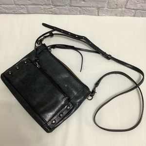 Botkier NY gray leather crossbody